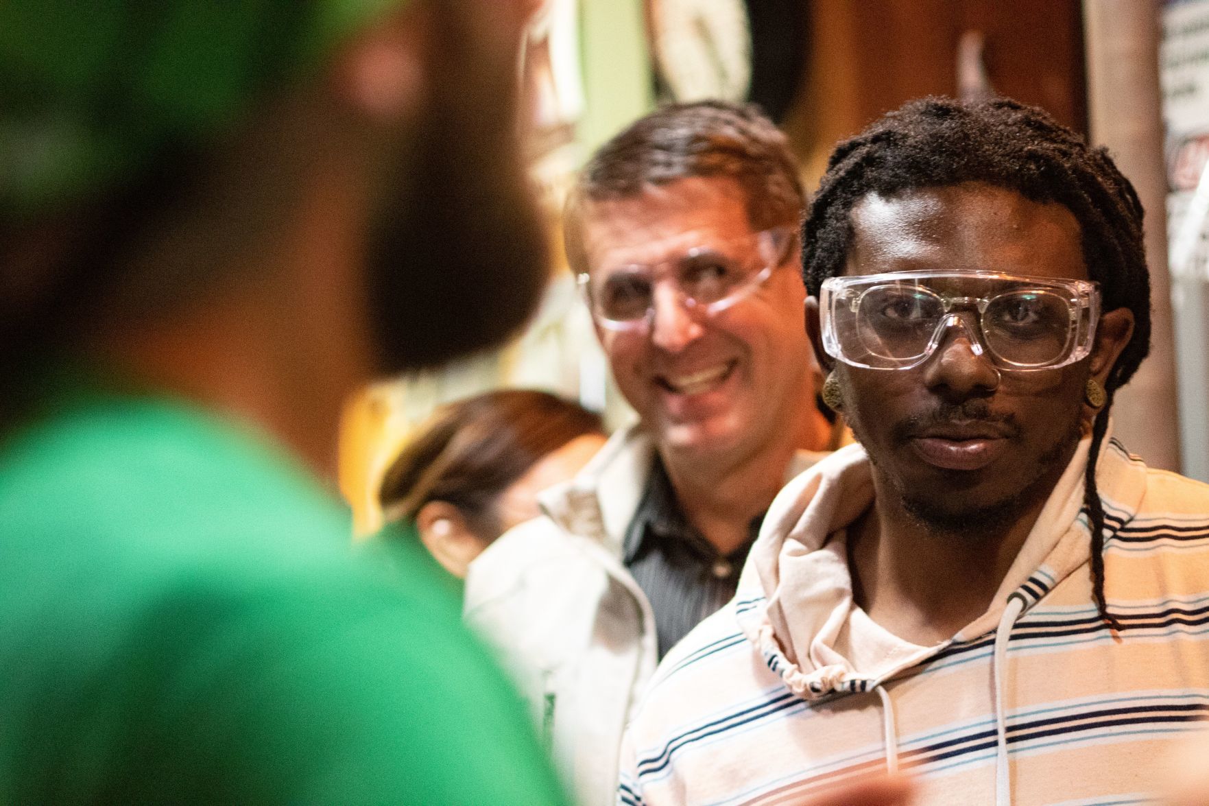 SLU brewing science class tours the Schlafly tap room